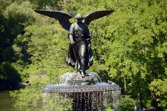 16C Bethesda Fountain Angel of the Waters Statue Carries A Lily In Her Left Hand, A Symbol Of Purity Of Water In Central Park Midpark 72 St.jpg
